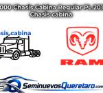 Inicio 12 4000 Chasis Cabina Regular PL 2017 Chasis cabina RAM