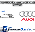 Inicio 6 A7 3.0 TFSI S line quattro 2014 Sedan fastback Audi