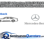 Inicio 9 AMG GT 4 Puertas AMG GT 63 S E PERFORMANCE 2026 Sedan fastback Mercedes Benz