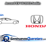 Inicio 12 Accord EX V6 2002 Sedan Honda