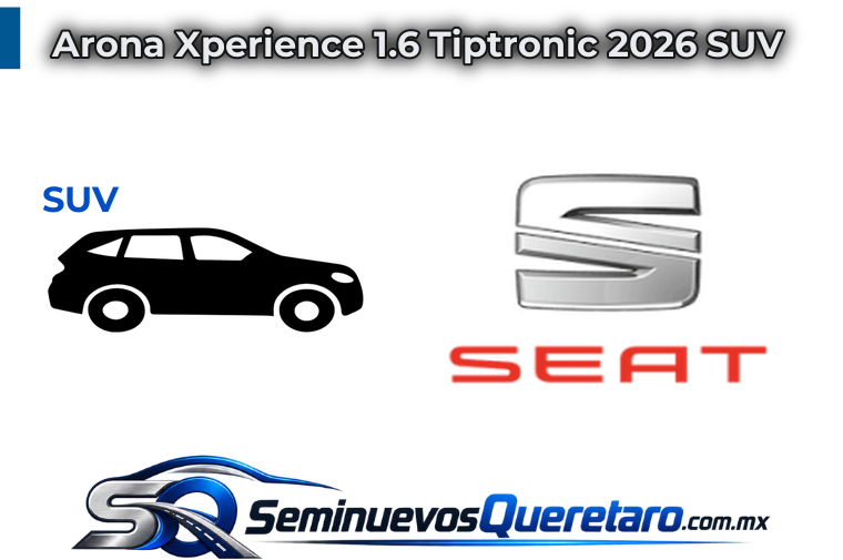 Arona Xperience 1.6 Tiptronic 2026 SUV SEAT
