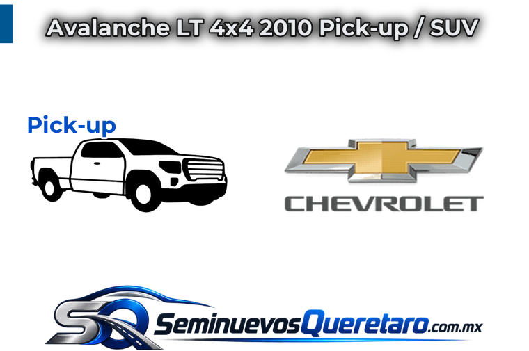 Avalanche LT 4x4 2010 Pick up SUV Chevrolet