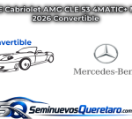 Inicio 2 CLE Cabriolet AMG CLE 53 4MATIC MH 2026 Convertible Mercedes Benz