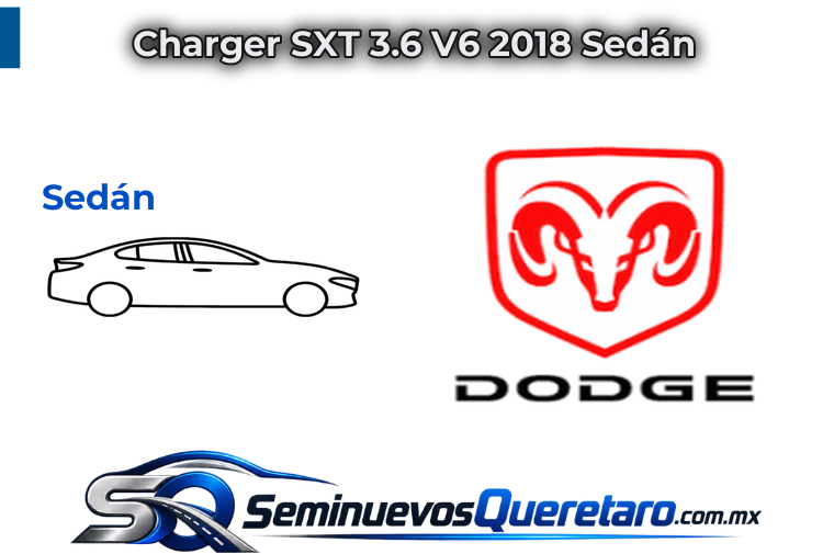 Charger SXT 3.6 V6 2018 Sedan Dodge