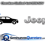 Inicio 1 Cherokee Limited 4x4 2016 SUV Jeep