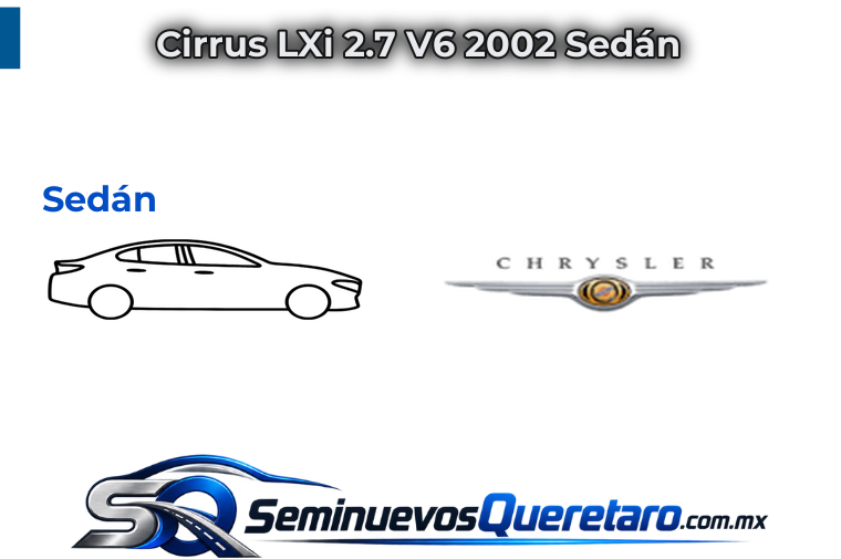 Cirrus LXi 2.7 V6 2002 Sedan Chrysler