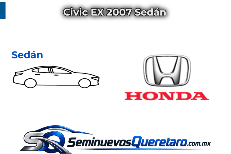 Civic EX 2007 Sedan Honda