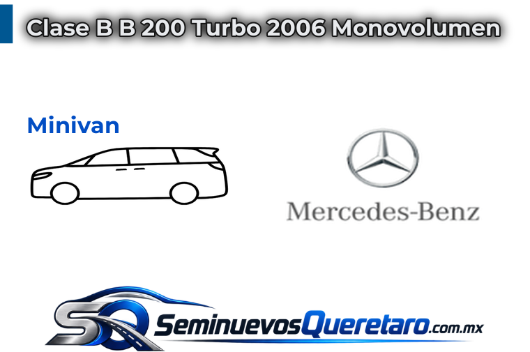 Clase B B 200 Turbo 2006 Monovolumen Mercedes Benz
