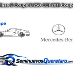 Inicio 6 Clase E Coupe E 250 CGI 2011 Coupe Mercedes Benz
