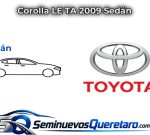 Inicio 3 Corolla LE TA 2009 Sedan Toyota