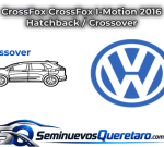 Inicio 10 CrossFox CrossFox I Motion 2016 Hatchback Crossover Volkswagen