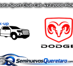 Inicio 1 Dakota Sport Club Cab 4x2 2000 Pickup Dodge