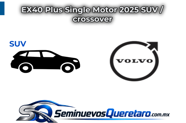 Inicio 10 EX40 Plus Single Motor 2025 SUV crossover Volvo