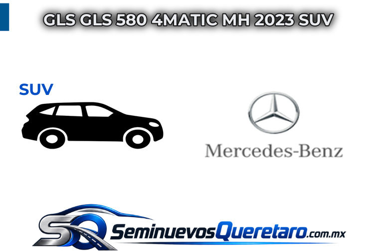 Inicio 3 GLS GLS 580 4MATIC MH 2023 SUV Mercedes Benz