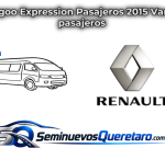 Inicio 11 Kangoo Expression Pasajeros 2015 Van de pasajeros Renault