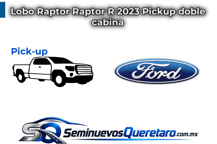 Inicio 1 Lobo Raptor Raptor R 2023 Pickup doble cabina Ford