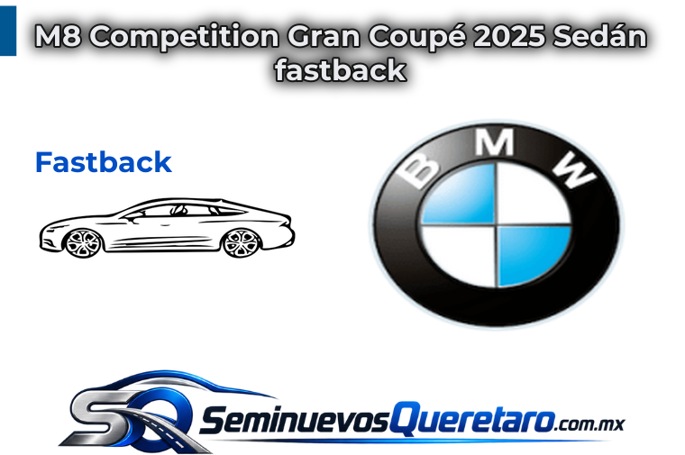 Inicio 8 M8 Competition Gran Coupe 2025 Sedan fastback BMW