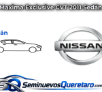 Inicio 10 Maxima Exclusive CVT 2011 Sedan Nissan