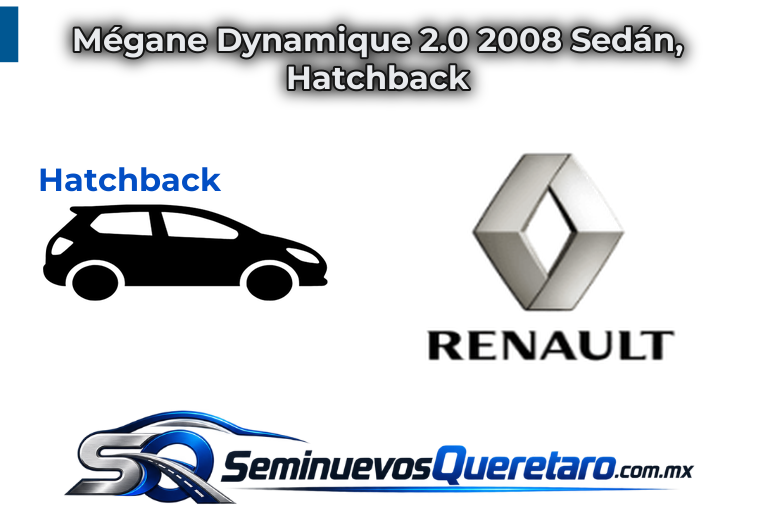 Megane Dynamique 2.0 2008 Sedan Hatchback Renault