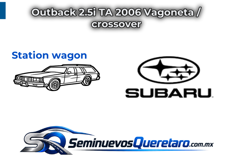 Inicio 7 Outback 2.5i TA 2006 Vagoneta crossover Subaru