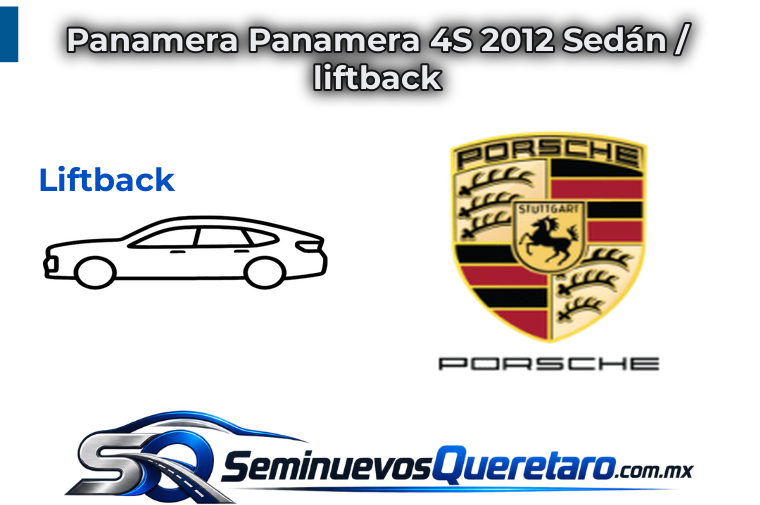 Panamera Panamera 4S 2012 Sedan liftback Porsche