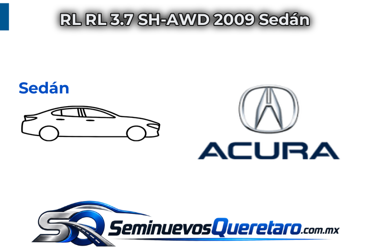 Inicio 7 RL RL 3.7 SH AWD 2009 Sedan Acura