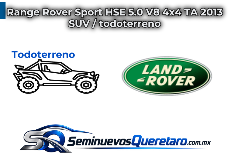 Range Rover Sport HSE 5.0 V8 4x4 TA 2013 SUV todoterreno Land Rover