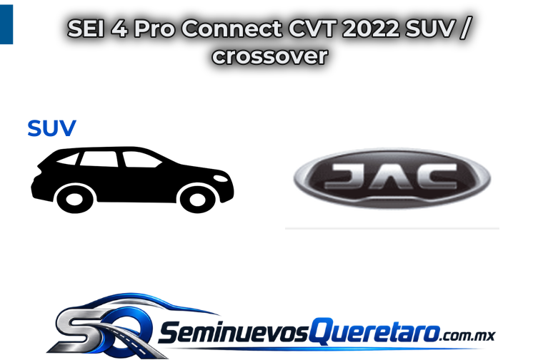 Inicio 9 SEI 4 Pro Connect CVT 2022 SUV crossover JAC