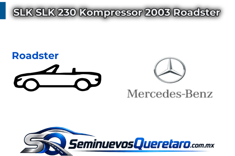 Inicio 9 SLK SLK 230 Kompressor 2003 Roadster Mercedes Benz