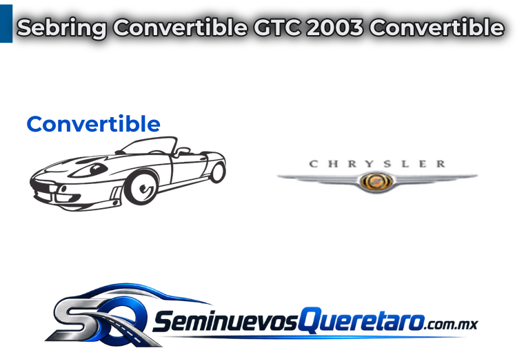 Inicio 12 Sebring Convertible GTC 2003 Convertible Chrysler