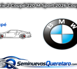 Inicio 12 Serie 2 Coupe 220 M Sport 2026 Coupe BMW