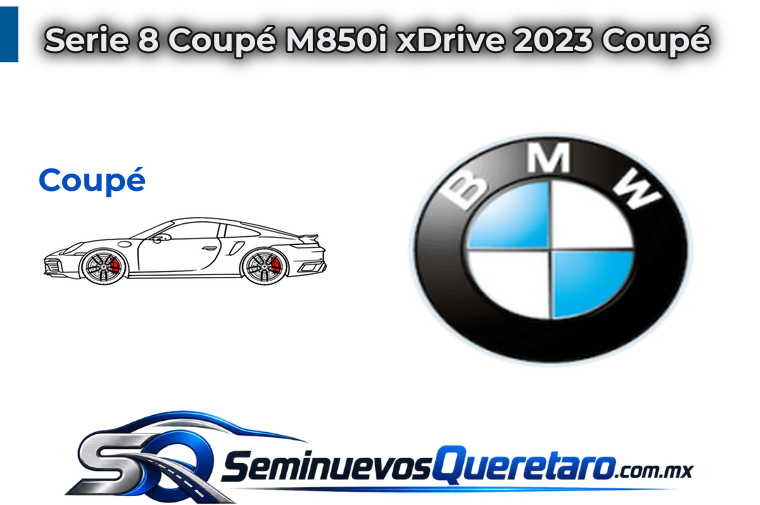 Serie 8 Coupe M850i xDrive 2023 Coupe BMW