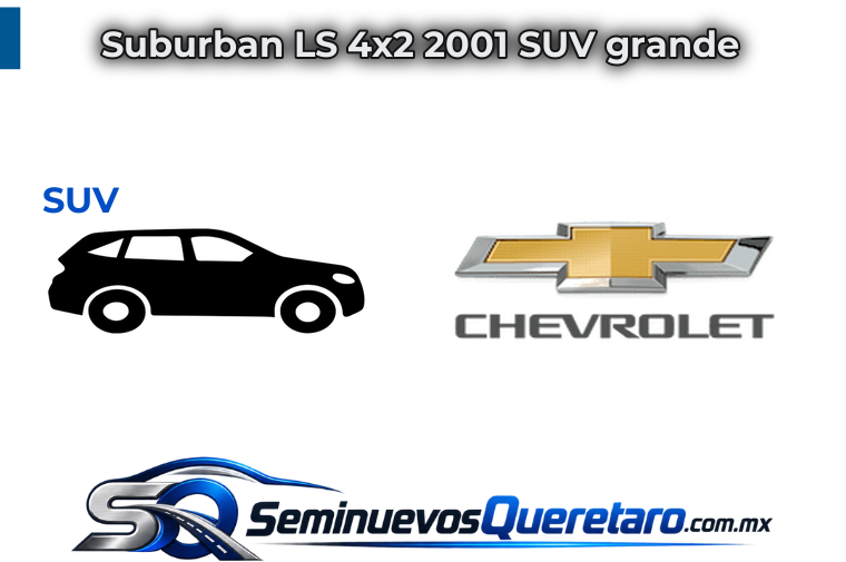 Inicio 9 Suburban LS 4x2 2001 SUV grande Chevrolet