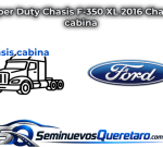 Inicio 5 Super Duty Chasis F 350 XL 2016 Chasis cabina Ford