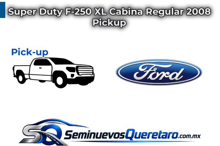 Inicio 3 Super Duty F 250 XL Cabina Regular 2008 Pickup Ford