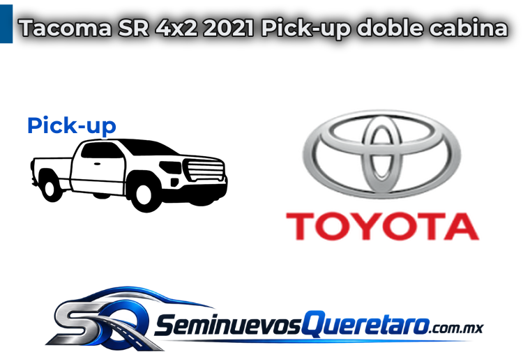 Tacoma SR 4x2 2021 Pick up doble cabina Toyota
