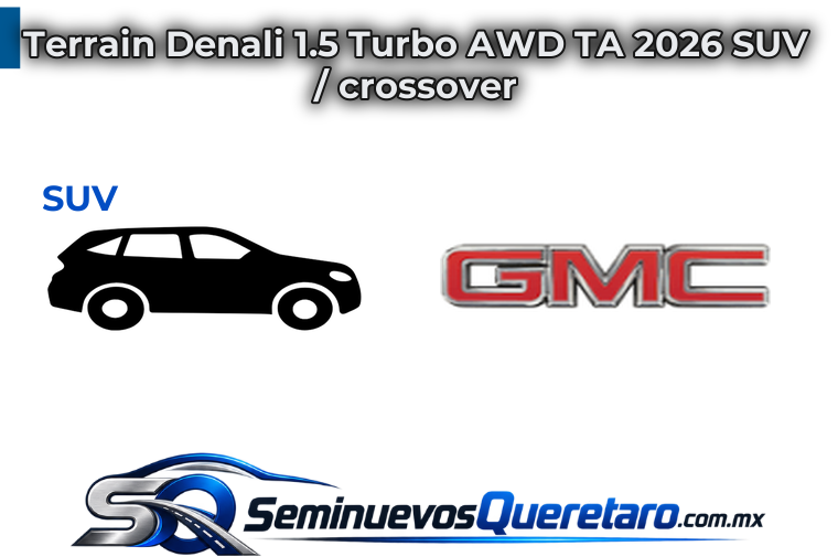 Terrain Denali 1.5 Turbo AWD TA 2026 SUV crossover GMC