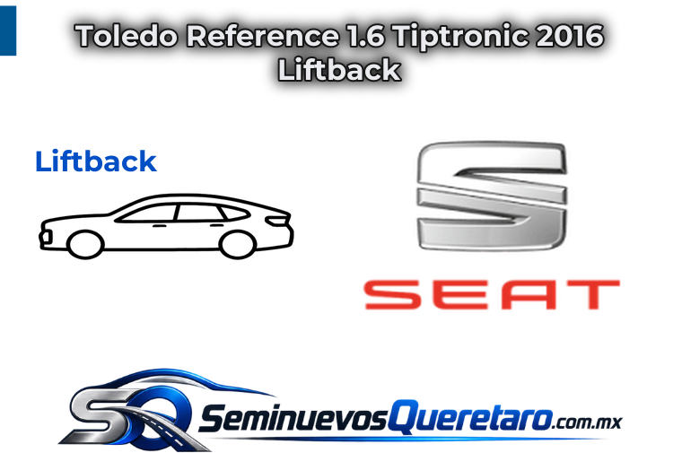 Inicio 8 Toledo Reference 1.6 Tiptronic 2016 Liftback SEAT
