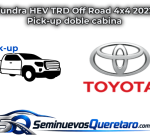 Inicio 2 Tundra HEV TRD Off Road 4x4 2022 Pick up doble cabina Toyota