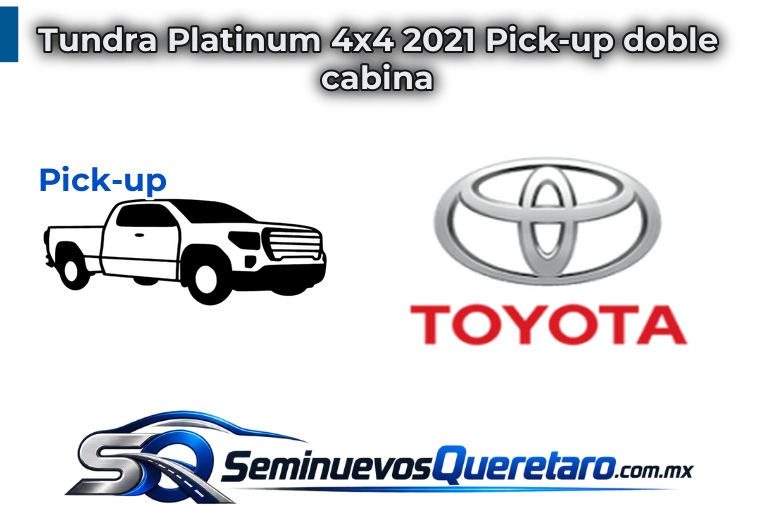 Inicio 3 Tundra Platinum 4x4 2021 Pick up doble cabina Toyota