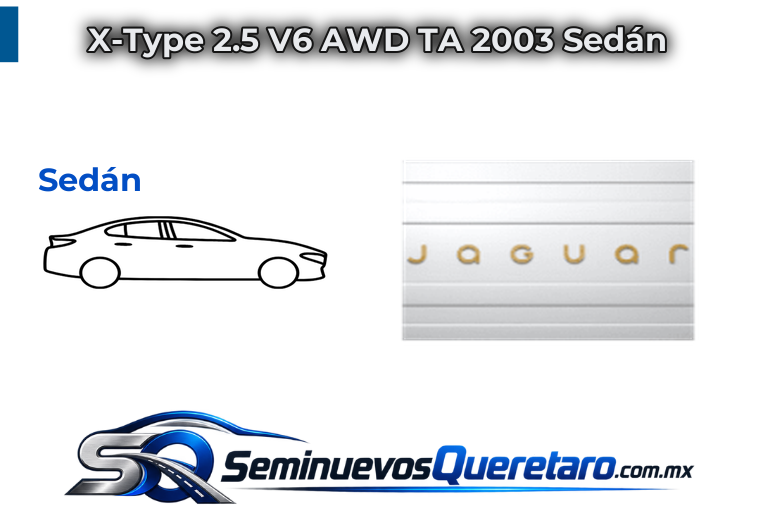 Inicio 7 X Type 2.5 V6 AWD TA 2003 Sedan Jaguar