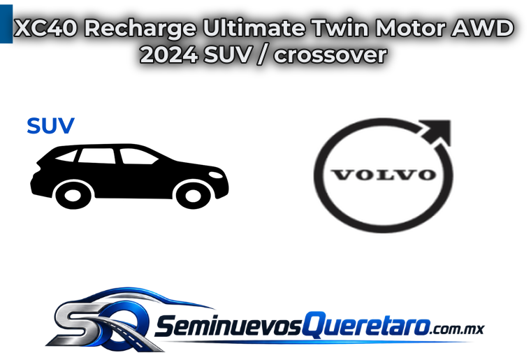 XC40 Recharge Ultimate Twin Motor AWD 2024 SUV crossover Volvo