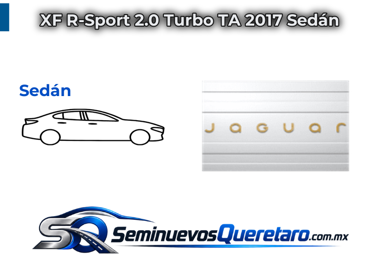 Inicio 4 XF R Sport 2.0 Turbo TA 2017 Sedan Jaguar
