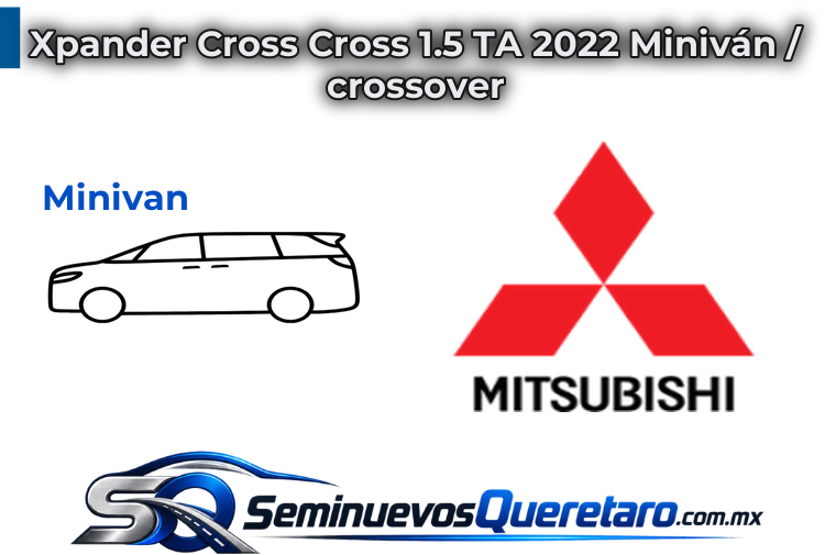 Inicio 3 Xpander Cross Cross 1.5 TA 2022 Minivan crossover Mitsubishi